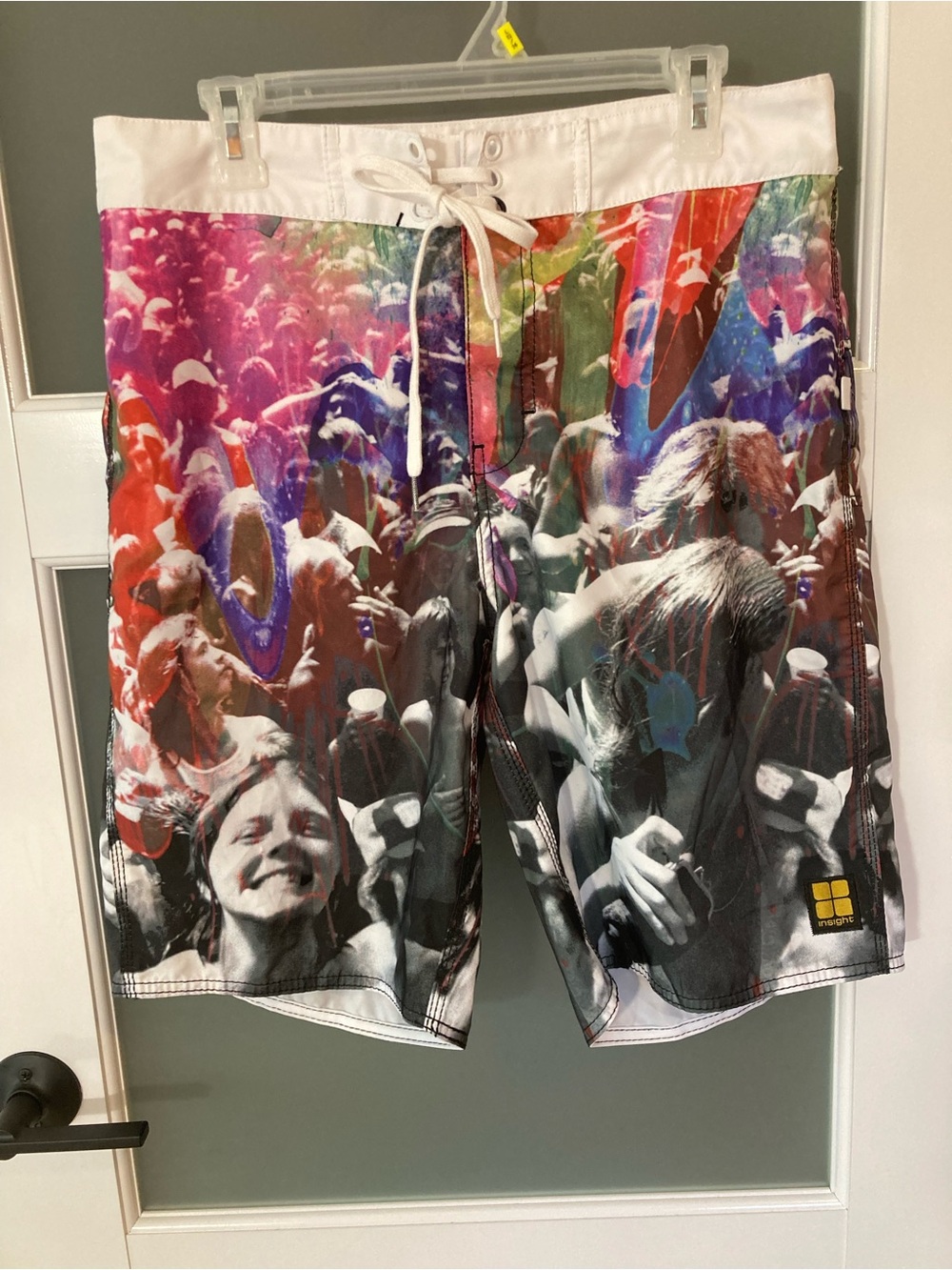 Insight Board Shorts - Woodstock? photo print - 34